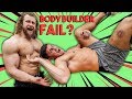 BODYBUILDER VS BACKFLIP | Jujimufu & Houston Jones