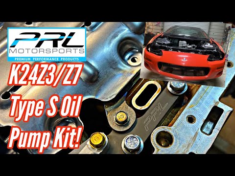 K-Swap Camaro - @PRLMotorsports  K24Z3 K20 Type S Oil Pump Kit