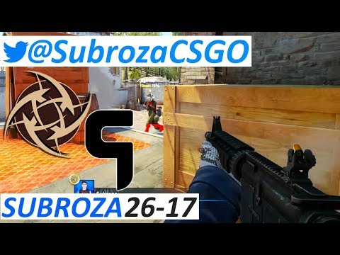 🇨🇦 Subroza 26-17 / Ghost vs NiP - Inferno / DreamHack Masters Stockholm 2018