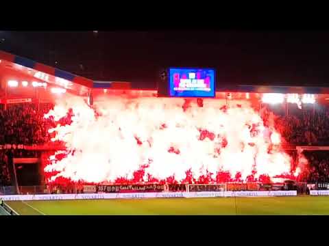 THE INCREDIBLE CHOREOGRAPHY OF THE BASEL ULTRAS AGAINST ZURICH!