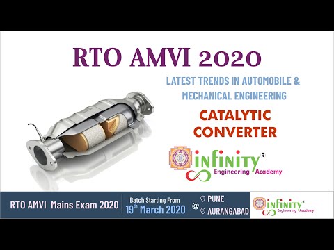 LATEST TRENDS IN AUTOMOBILE ENGG. - RTO AMVI Exam - Catalytic Converter