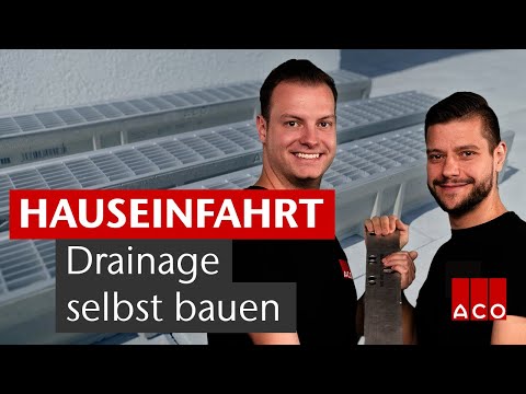 Hauseinfahrt - Drainage selbst bauen | Haus & Garten ACO Österreich