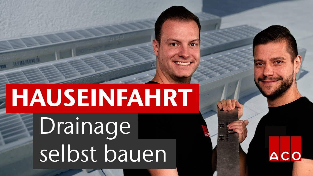 Drainage Hauseinfahrt