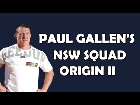 Paul Gallen NSW Blues Squad Game 2 | State of Origin 2023 | NRL
