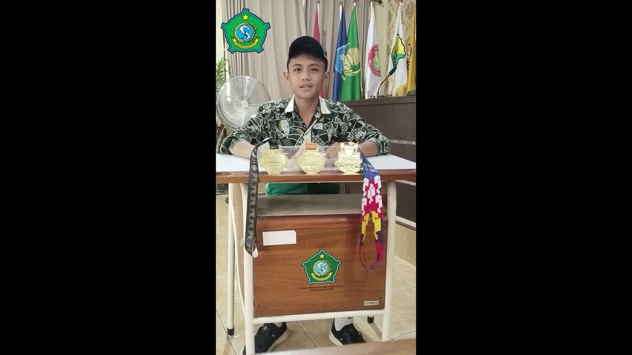 Siswa berprestasi atlet taekwondo dari Kelas 7I SMPN 2 Gedangan