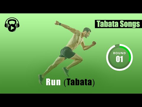 TABATA SONGS - "Run (Tabata)" w/ Tabata Timer