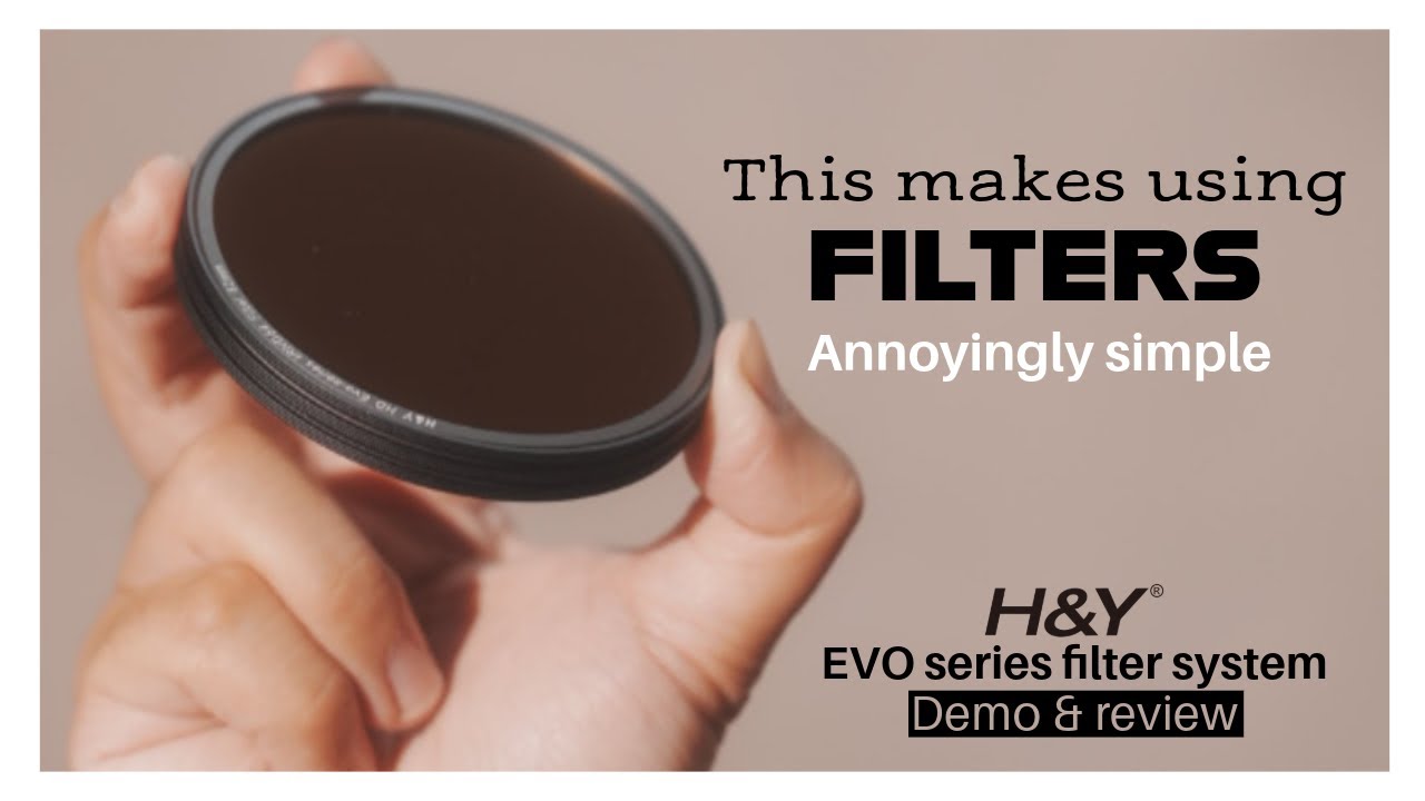 H&Y 95 mm HD EVO Variabler ND 1.5-10 -Stops Filter Kit – 95 mm