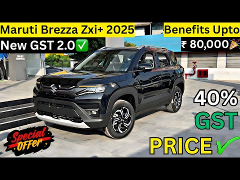 New Maruti Brezza Zxi Plus Top Variant 2025 Model With New GST Rate✅ | Features Price Mileage Review