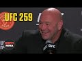 Dana White reacts to Israel Adesanya's loss at UFC 259 Press Conference | ESPN MMA