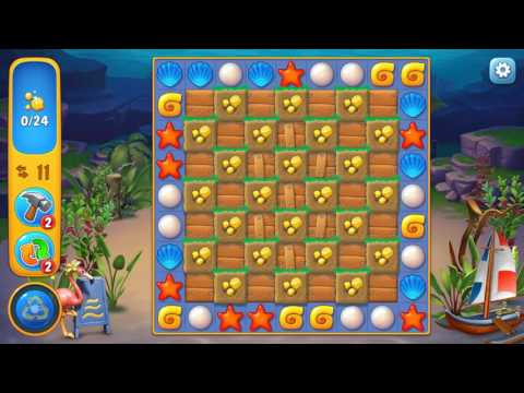 Fishdom level 64 Gameplay (iOS Android)