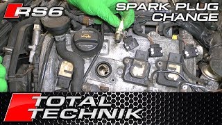 How To Replace Spark Plugs - Audi RS6 C5 (2002-2005) 4.2 V8 450bhp - TOTAL TECHNIK