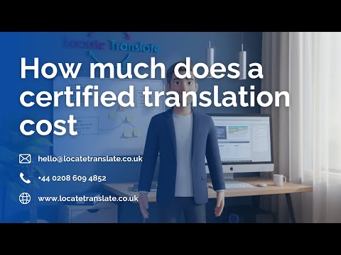 How Much Does a Certified Translation Cost?