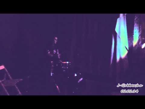 J-Gabbersha - is playing on set of drums, Михаил and Улугбек - on darbuka and piano