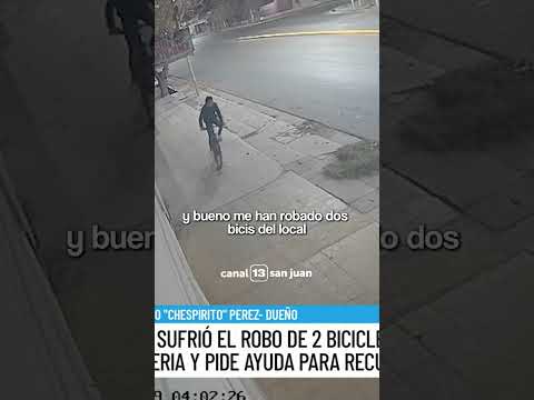 🚲 Entraron a una bicicletería de Rawson y se llevaron dos bicicletas