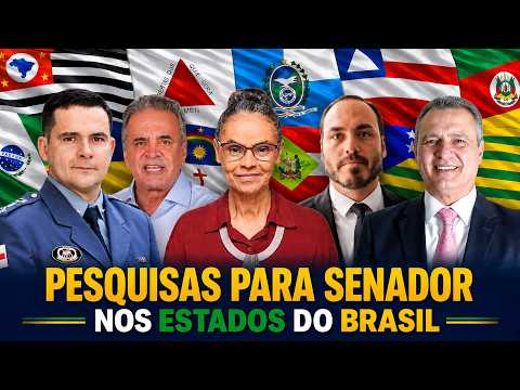 PESQUISAS PARA SENADOR NOS ESTADOS DO BRASIL: Quem lidera a disputa em 2026?