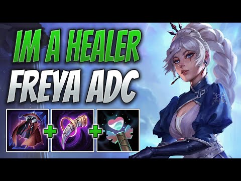 TURNING FREYA INTO A HEALER! Freya ADC Gameplay | SMITE Conquest