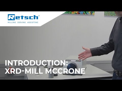 XRD-Mill McCrone - Introduction #RETSCH #xrdmill #laboratoryinstruments