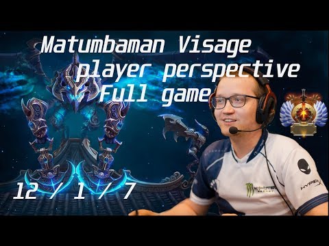 Matumbaman Visage Full ranked match gameplay player perspective - Dota 2