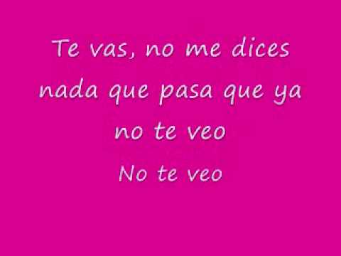 No Te Veo - Jowell Y Randy lyrics/letras