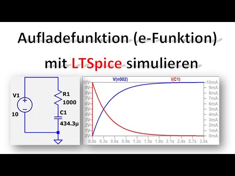 e-Funktion eines Kondensators mit LTSpice simulieren / Tipps und Tricks mit LTSpice / Elektrotechnik