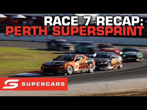 SUPERCARS 2023 Perth SuperSprint レースハイライト動画