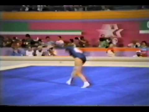 5th T CAN Jessica Brown FX - 1984 Olympic Games 9.550