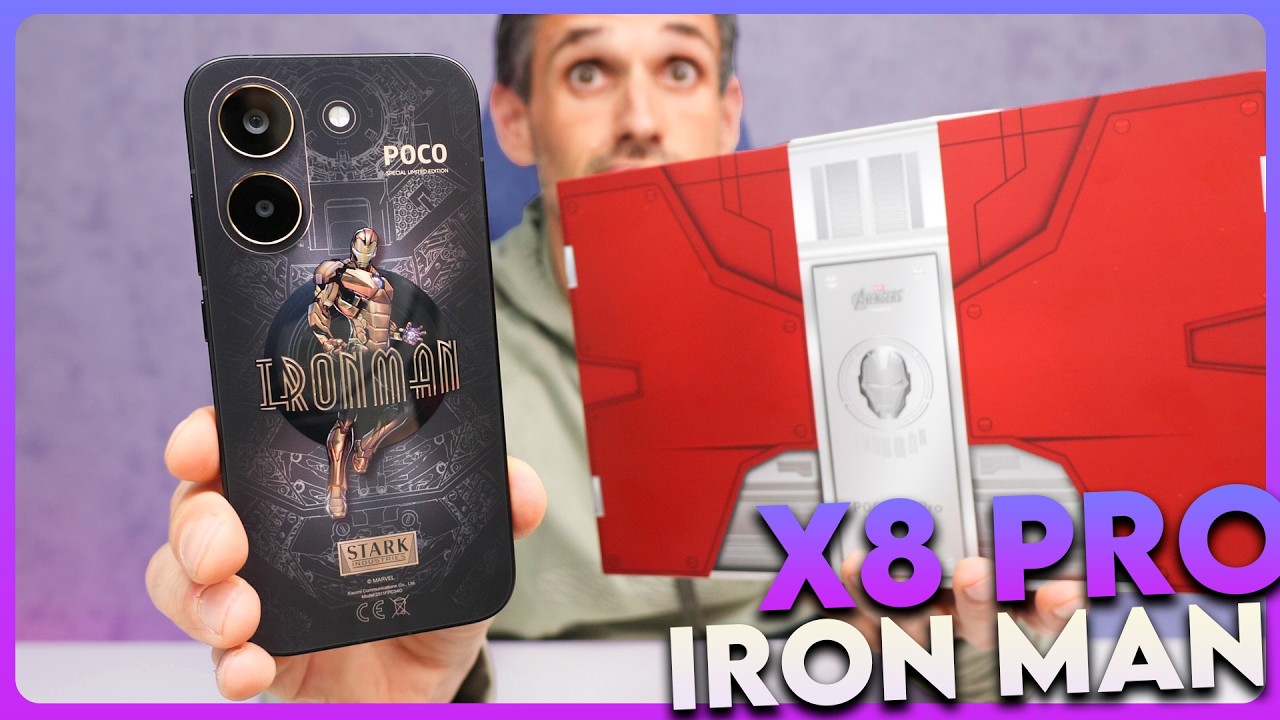 POCO X8 Pro Iron Man Edition 🔥 ¡El móvil más BRUTAL por su precio en 2026! | Unboxing