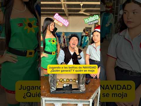 #profejesusandres gemelas y Isabela JUEGI DE NAVIDAD