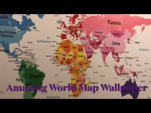 Amazing World Map Wallpaper motion(New global map graphical motion)Beautiful earth 🌍 map effects