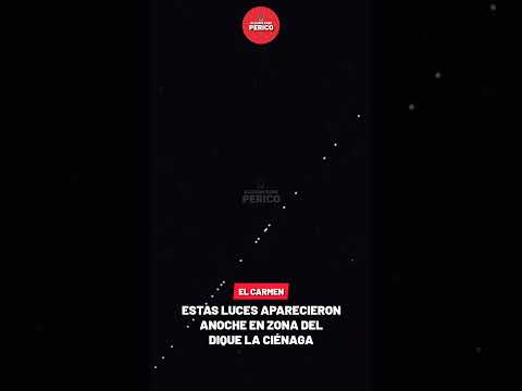 Estas luces aparecieron anoche en El Carmen, Jujuy