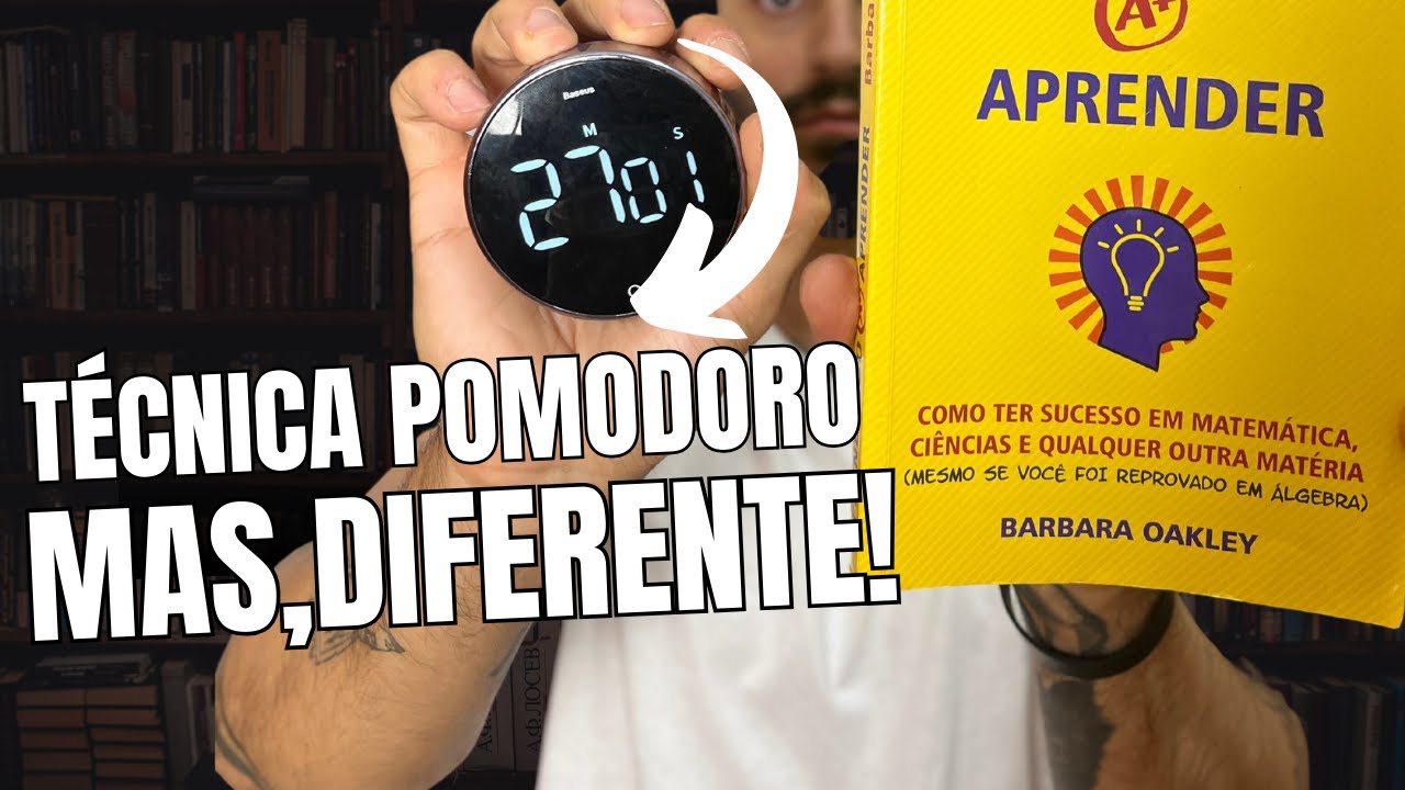 Aprendi essa técnica no livro APRENDENDO A APRENDER - e ela pode destravar sua leitura.