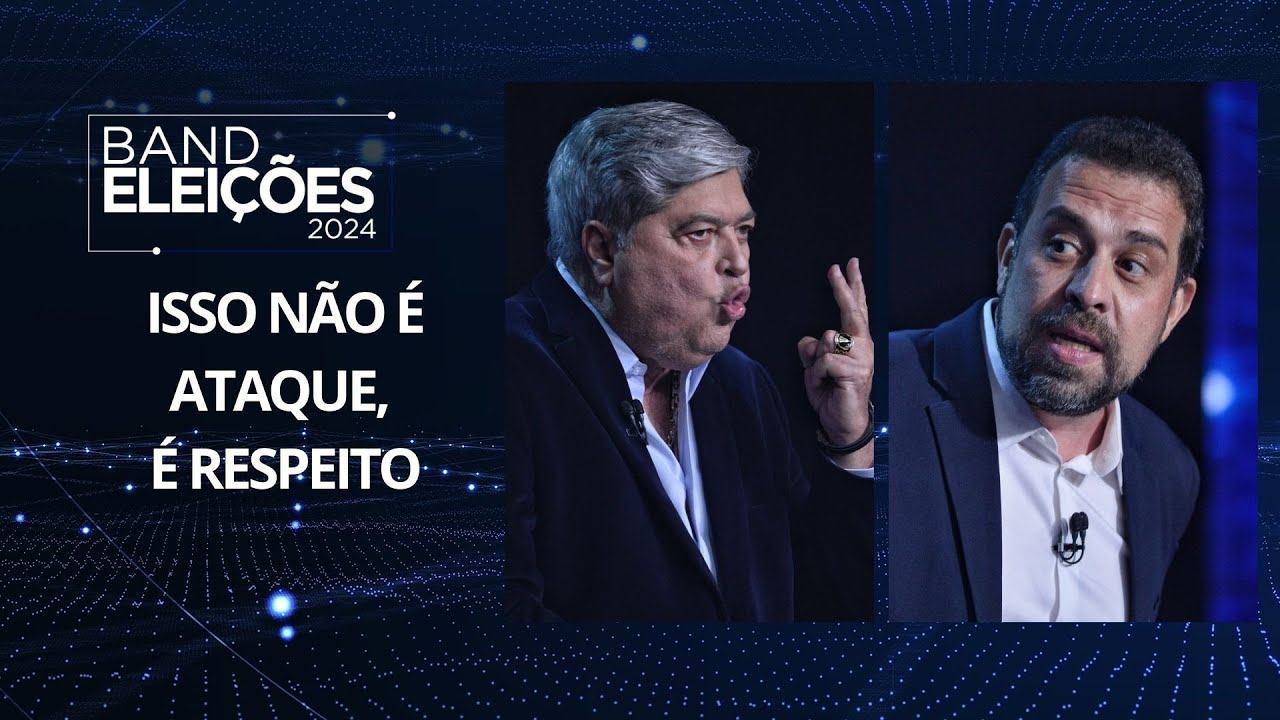 Datena questiona Boulos sobre a saúde pública de São Paulo