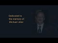 Dedicated To The Memory Of Michael Jeter 1952 2003