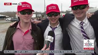 WATCH: The American People are Out in Full Force for President Trump in Rome, GA - 02/19/26