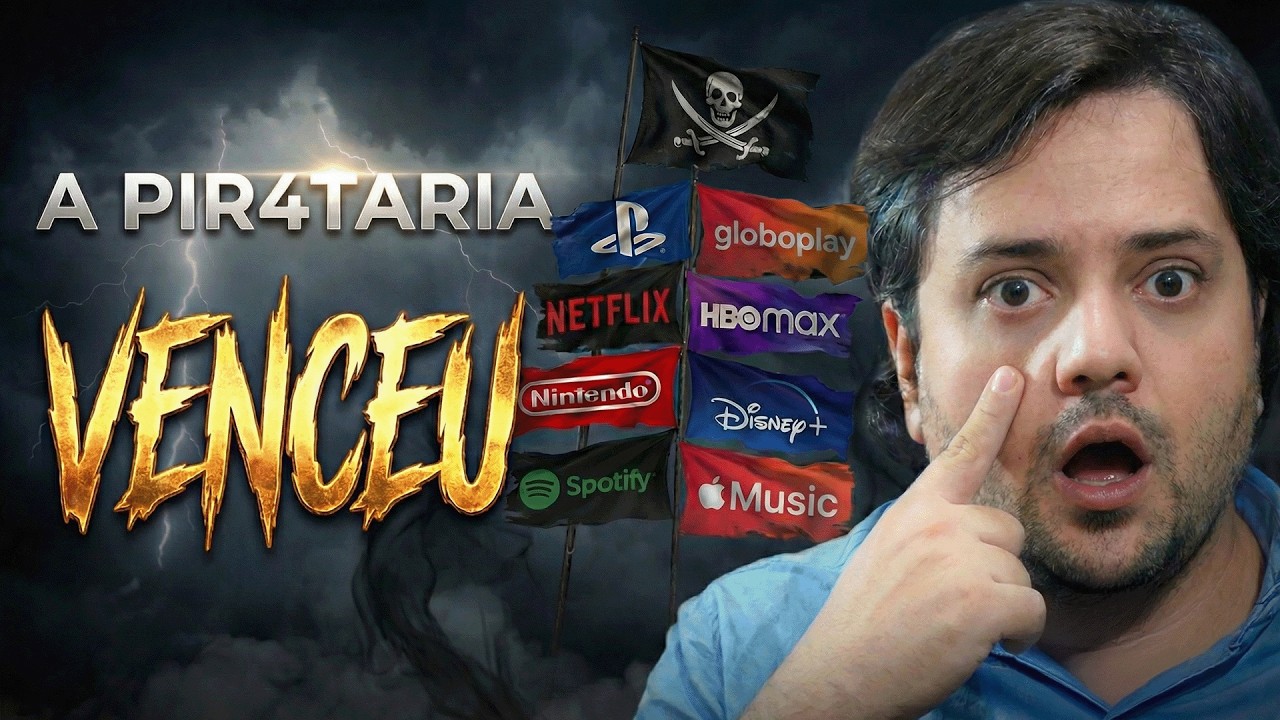 Pirataria DESTRUIU o Streaming de Uma Vez Por Todas (Netflix, HBO, Spotify, etc)