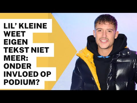 Rapper Lil' Kleine verliest tekst tijdens optreden door mogelijke dronkenschap Financiële en carrièr