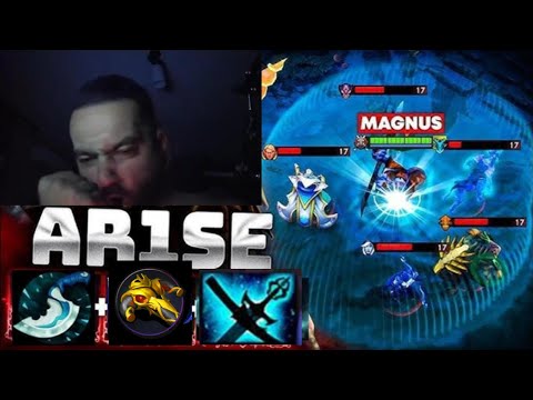 Ar1se Magnus Top Plays Ti Open Qualifier With Romanians And 11k Mmr Dota 2 Highlights !!