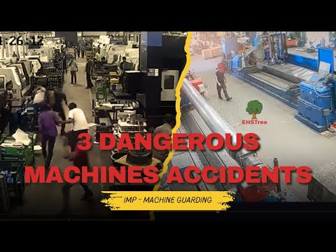 3 dangerous machines accidents at Workplace” #ehs #healthandsafety