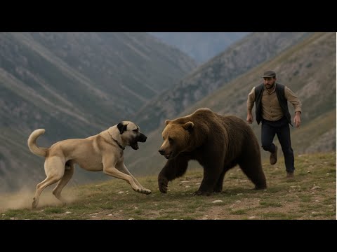 Kangal vs Bear Fight Turns Shocking When Farmer Intervenes!!!
