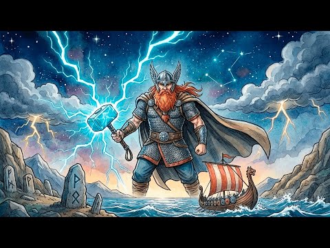Il VERO Dio del Tuono THOR ⚡ Da Supereroe Marvel a Dio Vichingo Violento ⚡ La Storia del Martello
