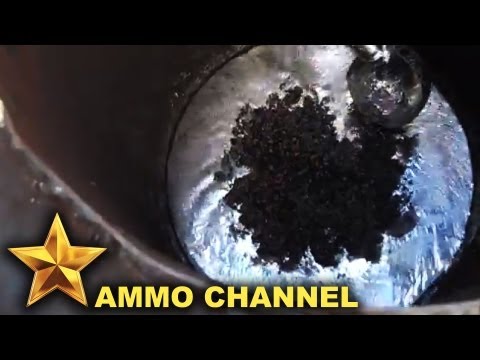 140 lbs of molten lead - preparation for making ingots for bullet casting