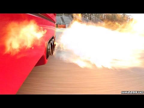 Ferrari F40 with Tubi Style Exhaust Spitting Flames + OnBoard!!