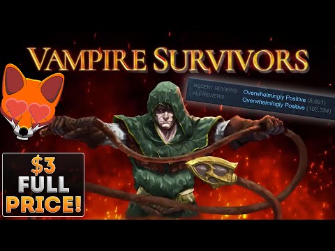 Fox LOVES This Game! (Vampire Survivors Episode 1!)