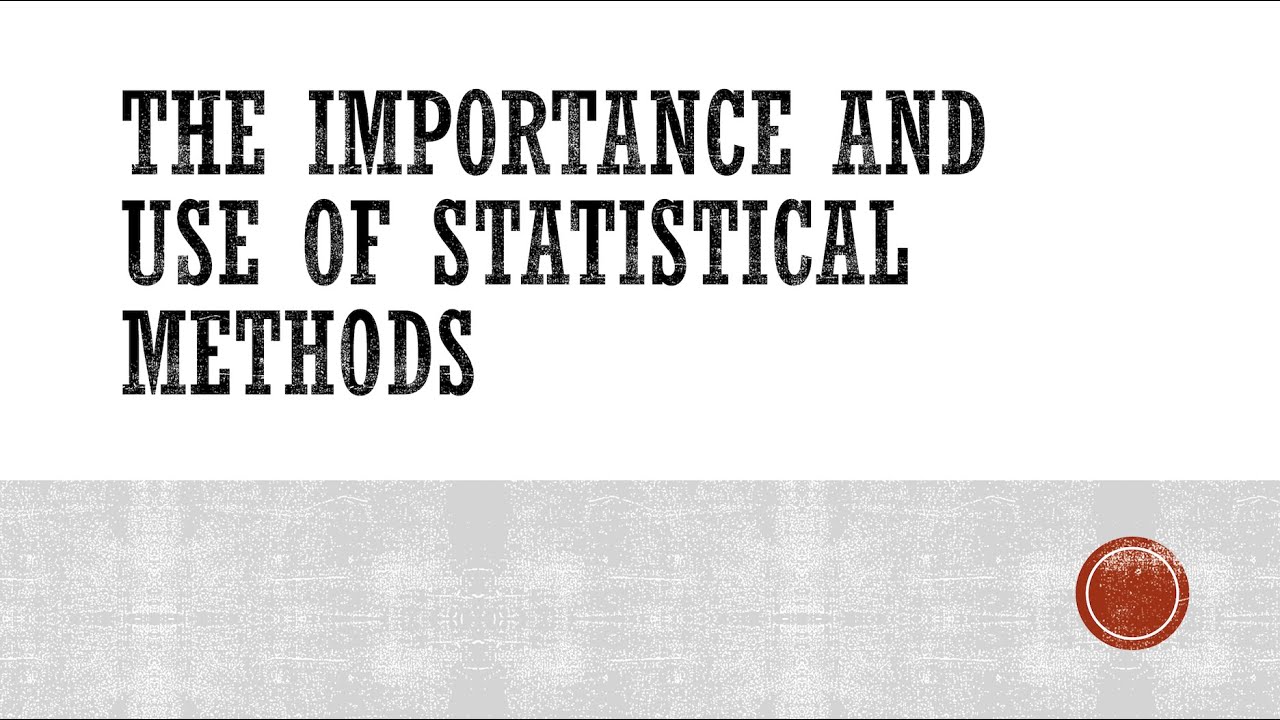 What are statistical methods in research?