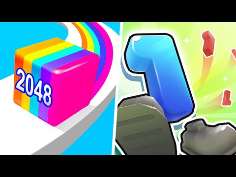 Jelly Run 2048: New Shape vs Crazy Number Run - Max Level Gameplay (Part 2) 123456789