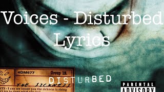 Voices By Disturbed - Lyrics (Explicit)