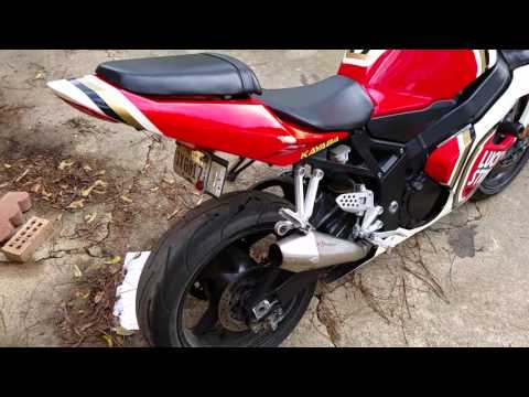 05 Suzuki 600 race fit exhaust