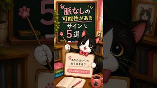 脈なしの可能性があるサイン５選 #心理学 #猫のいる暮らし #人間心理