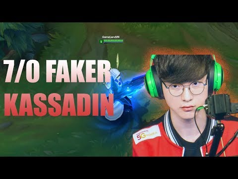 Faker Kassadin 7/0 | SKT T1 Faker Crazy Feed on Mid