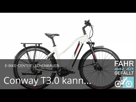 Conway Cairon T 3.0 Trekking E-Bike für jedes Terrain mit Bosch Performance CX